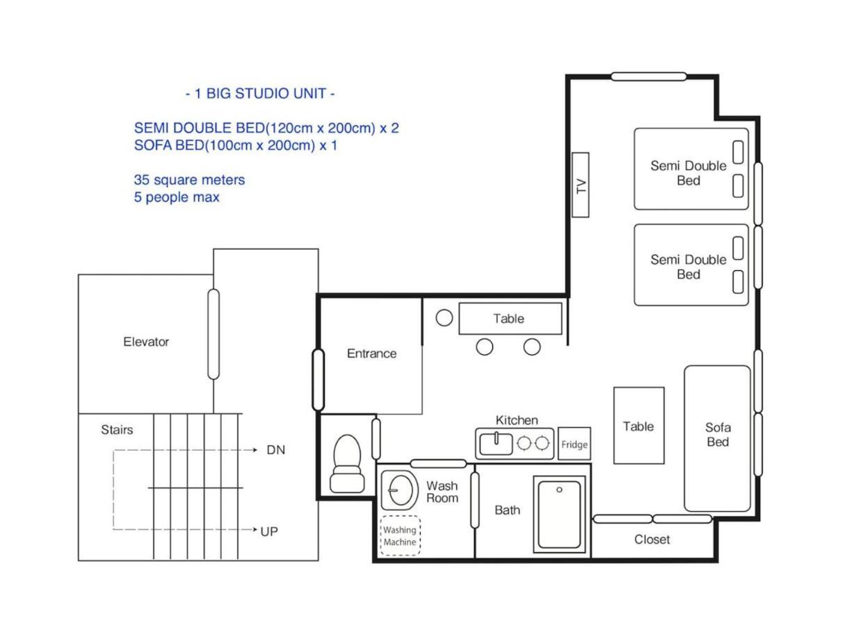 Nm22 Liz Osaka Castle Apartment Bagian luar foto